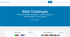 Desktop Screenshot of biblechallenges.com